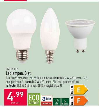 ALDI Ledlampen aanbieding