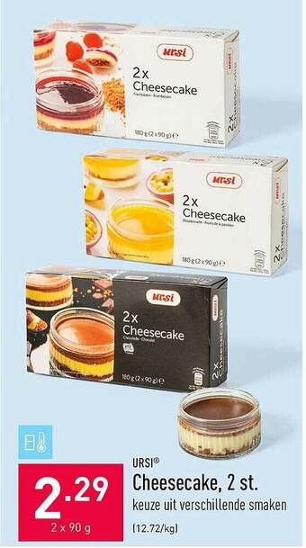 ALDI Cheesecake aanbieding