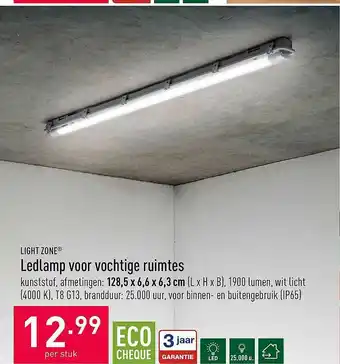 ALDI Ledlampen Voor Vochtige Ruimtes aanbieding