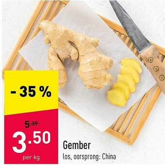 ALDI Gember aanbieding