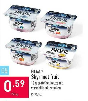 ALDI Skyr Met Fruit aanbieding