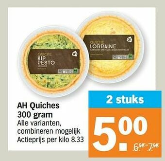 Albert Heijn Ah quiches aanbieding