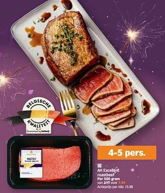 Albert Heijn Ah excellent roastbeef aanbieding