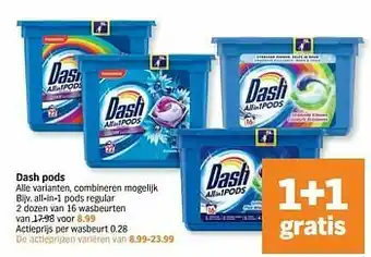 Albert Heijn All-in-1 pods regular aanbieding