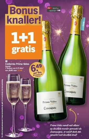 Albert Heijn Codorníu prima vides aanbieding