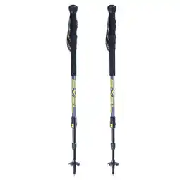 Decathlon CLIFF schokbestendige 50% carbon trekkingstokken aanbieding