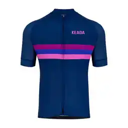 Decathlon Dames fietsshirt met korte mouwen - Sunset aanbieding