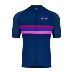 Decathlon Dames fietsshirt met korte mouwen - Sunset aanbieding