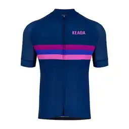 Decathlon Dames fietsshirt met korte mouwen - Sunset aanbieding