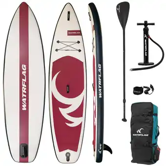 Decathlon Premium kwaliteit opblaasbaar SUP Board - WATRFLAG Spinner 10'6 - Set-ALLROUND aanbieding