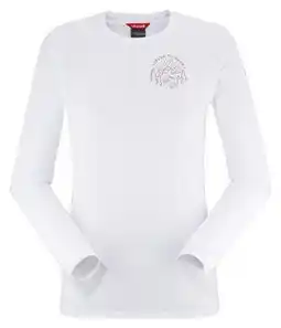 Decathlon Lafuma Shield Dames Lange Mouw T-shirt Wit aanbieding
