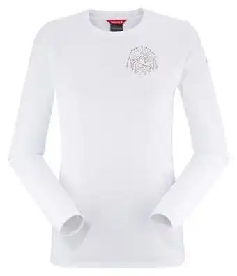 Decathlon Lafuma Shield Dames Lange Mouw T-shirt Wit aanbieding
