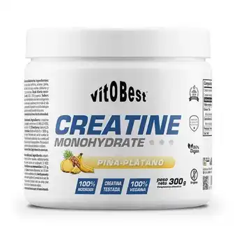 Decathlon Creatine Monohydraat - 300g Banaan en Ananas VitoBest aanbieding