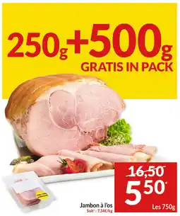 Intermarché Jambon à l'os aanbieding