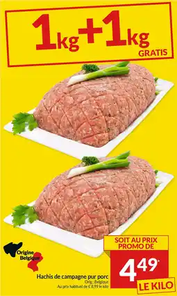 Intermarché Hachis de campagne pur porc aanbieding