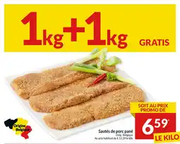 Intermarché Sautés de porc pané aanbieding
