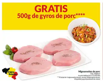 Intermarché Mignonnettes de porc aanbieding