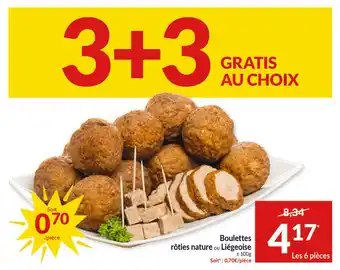 Intermarché Boulettes rôties nature ou Liégeoise aanbieding