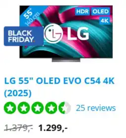 Coolblue LG OLED EVO C54 4K (2025) aanbieding