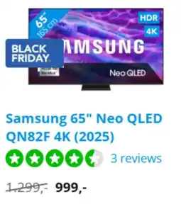 Coolblue Samsung Neo QLED QN82F 4K (2025) aanbieding