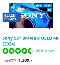 Coolblue Sony Bravia 8 OLED 4K (2024) aanbieding