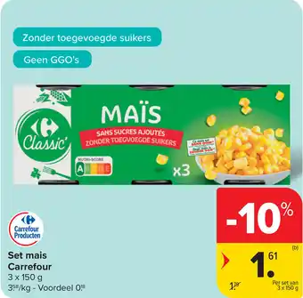 Set mais Carrefour