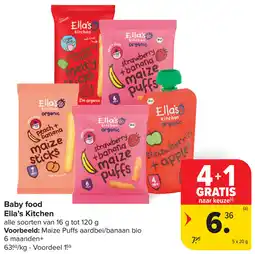 Carrefour Baby food Ella's Kitchen aanbieding