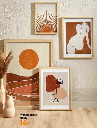 Kwantum Wanddecoratie consy aanbieding