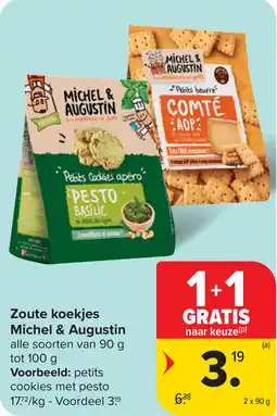 Carrefour Zoute koekjes Michel & Augustin aanbieding