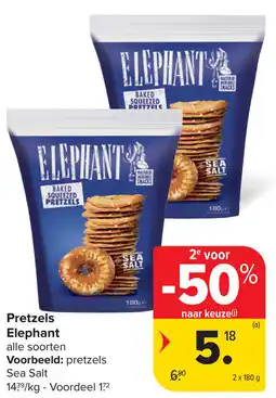 Carrefour Pretzels Elephant aanbieding