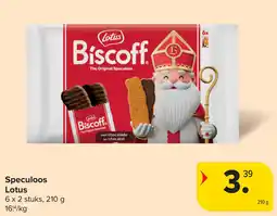 Carrefour Speculoos Lotus aanbieding