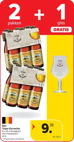 Carrefour Bier Tripel Karmeliet aanbieding