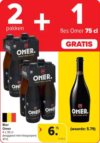 Carrefour Bier Omer aanbieding