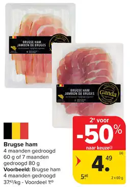 Carrefour Brugse ham aanbieding