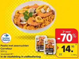 Carrefour Paella met zeevruchten Carrefour aanbieding