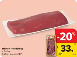 Carrefour Herten / hindefilet aanbieding