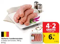 Carrefour Varkens / runderworsten aanbieding