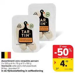 Carrefour Assortiment vers verpakte pensen aanbieding