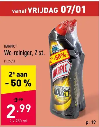 Harpic Wc-reiniger, 2 st. 2 x 750 ml