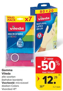 Carrefour Gamma Vileda aanbieding