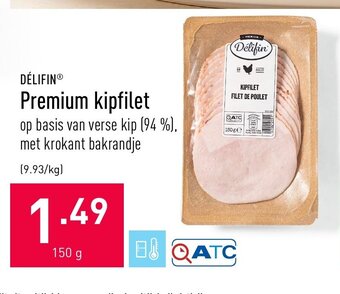 ALDI Delifin Premium kipfilet 150 g aanbieding