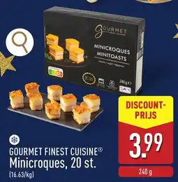 ALDI Gourmet Finest Cuisine Minicroques aanbieding