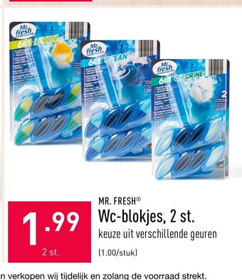 ALDI Mr. Fresh Wc-blokjes, 2 st aanbieding