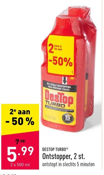 Destop turbo Ontstopper, 2 st.