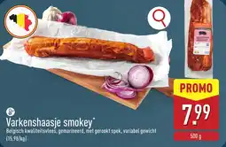 ALDI Varkenshaasje Smokey aanbieding