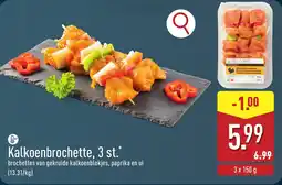 ALDI Kalkoenbrochette aanbieding