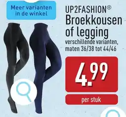 ALDI Up2fashion Broekkousen of Legging aanbieding