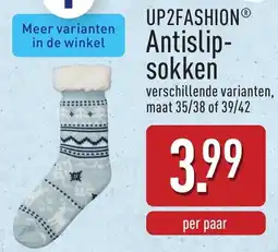 ALDI Up2fashion Antislip Sokken aanbieding