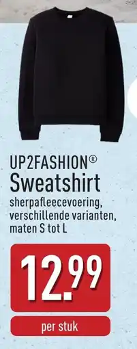 ALDI Up2fashion Sweatshirt aanbieding