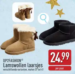 ALDI Up2fashion Lamswollen Laarsjes aanbieding